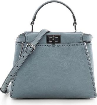 Fendi Peekaboo Mini Nubuck Bag