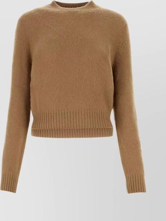 Prada cashmere ribbed crew-neck sweater