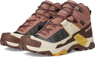 Salomon X Ultra 5 Mid GTX(r) Womens Running Shoes Burlwood/French Roast/Rattan : 10.5 B - Medium, Synthetic