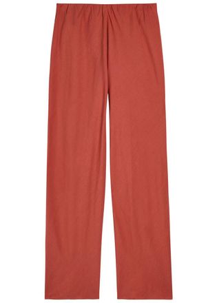 Vince Cotton-blend Trousers - Red - XL (UK16 / XL)