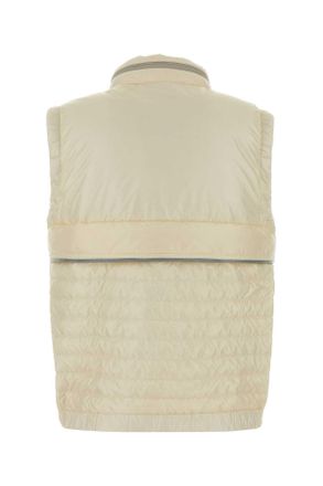 Moncler Womens Cream Nylon Gumiane Down Jacket 04a Piumini
