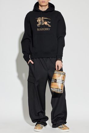 Burberry Sweatshirt With Logo, Mens, Black