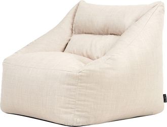 Icon Brand Puf sillón de interior y exterior en tejido beige