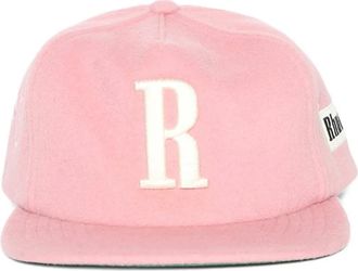 Rhude Grand Prix R-Crown flamingo-embroidered hat - Pink