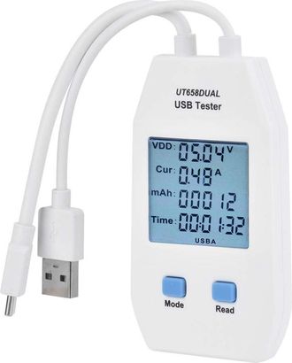OEM Probador Usb Lcd, Detector De Mini Amper&iacute;metro-volt&iacute;metro, Medidor Digital De Capacidad De Cargador, Detector De Capacidad De Bater&iacute;a De Alta Precisi&oacute;