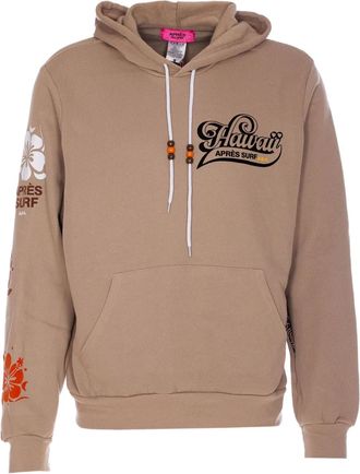 APRÈS SURF Felpa Amos con cappuccio - Marrone