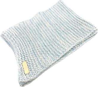 Louis Vuitton Pre-owned Scarves, female, Blue, Size: ONE SIZE Pre-owned Cashmere Scarf