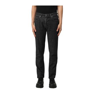 Re-hash Slim Fit Jeans, male, Black, W31, Comfortable Cotton Blend Denim Jeans with Five Pockets