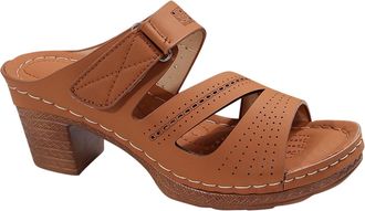 Generic Chunky Heeled Sandals for Women, Summer Slippers, Outdoor Casual Comfy High Heeled Sandal, Peep Toe Summer Shoes, Open Toe Summer Party Sandals