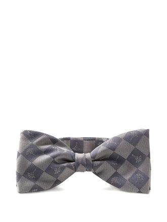 Joop checkered bow tie - Blue