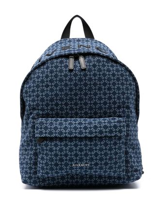 Givenchy denim backpack - men - Cotton - One Size - Blue