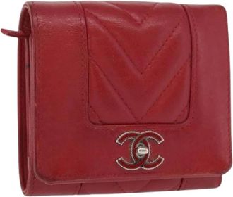Chanel Pre-owned Wallets, female, Red, Size: ONE SIZE Pre-owned Vintage Wallet