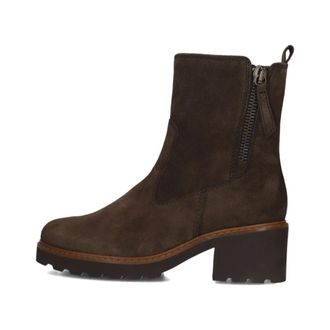 Gabor Schoenen, Dames, Bruin, 42 1/2 EU, Su&egrave;de, Bruine Su&egrave;de Enkellaarsjes voor Herfst/Winter