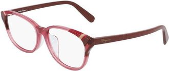 Ferragamo Ladies Red Rectangular Eyeglass Frames Sf2809A 639 - 54