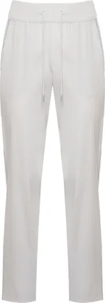 PANICALE Grey Light Point Wool-Blend Formal Pants