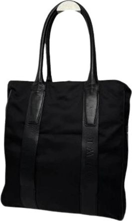 Loewe Pre-owned Canvas Schoudertas - Dames - Vintage Shopper - Zwart - ONE Size - Vintage