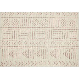 Beliani Rug EDIRNE Beige 160 x 230 cm Cotton