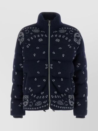 Alanui down jacket wool concealed drawstring