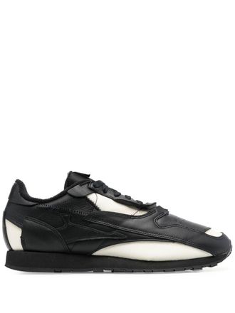 Maison Margiela x Reebok Memory Of leather sneakers - Black