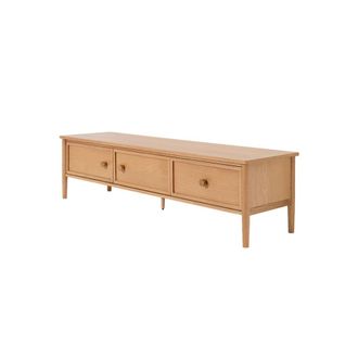 Woodek Mueble tv de roble y chapa de roble