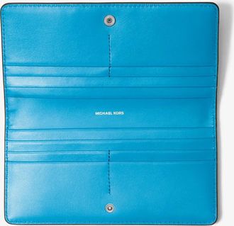 Michael Kors Bryant Large Pebbled Leather Snap-Front Wallet