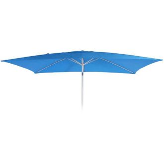 Hhg Telo copertura ricambio per ombrelloni rettangolari N23 200x300cm blu