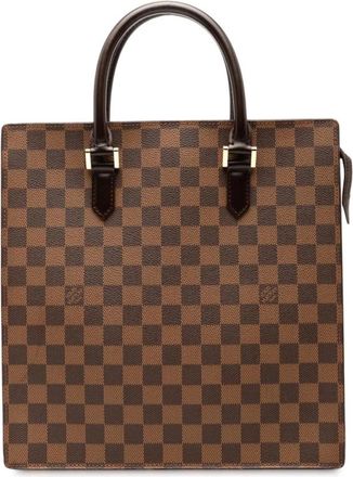 Louis Vuitton Pre-owned Tote Bags, female, Brown, Size: ONE SIZE Pre-owned Printed Coated Canvas Tote