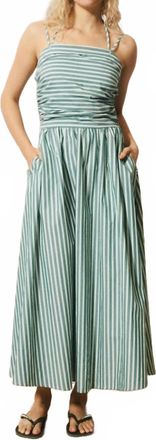 FRNCH Felice Maxi Dress In Green