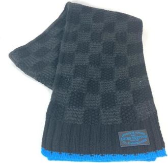 Louis Vuitton Pre-owned Cashmere scarves - Dames - Vintage Accessoires - Zwart - ONE Size - Vintage