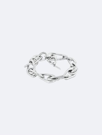 Calvin Klein Womens Organic Chain Link Bracelet - Metallic - OS