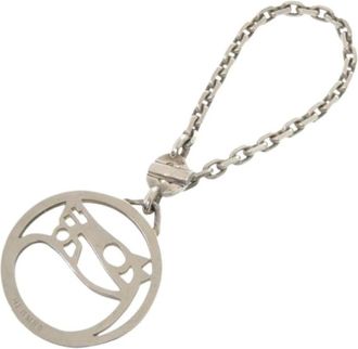 Herm&egrave;s Pre-owned Sleutelhanger - Dames - Vintage Accessoires - Grijs - ONE Size - Vintage