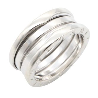 Bulgari Silver White Gold (18K) Band Ring (Pre-Owned)