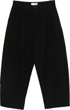 STUDIO NICHOLSON Pantaloni pliss&eacute; - Nero