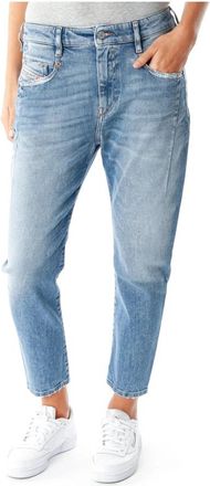 Diesel Slim-fit Jeans - Dames - Loose Fit Jeans - Blauw - W24 L32 - Leer - Jeans