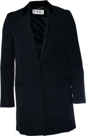 Saint Laurent Saint Laurent, lange blazer met fluwelen revers 2017