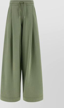 Dries Van Noten cotton wide-leg trousers