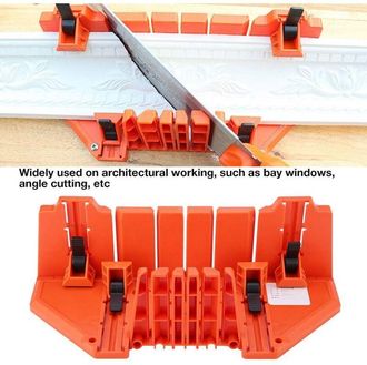 OEM Caja De Ingletes De Pl&aacute;stico De 14 Sierra De Mano Caja De Ingletes Con Abrazadera Herramienta Para Cortar Madera Con Abrazadera