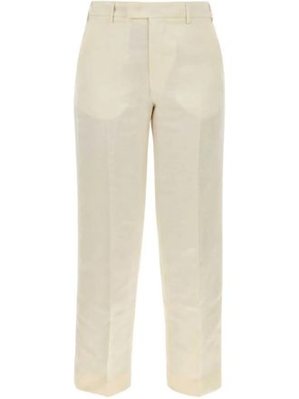 Pantaloni Torino belt-loop trousers - women - Fabric - 42 - Neutrals