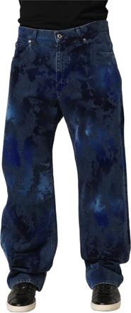 Dolce & Gabbana Straight Jeans - Heren - Loose Fit Jeans - Blauw - M - Katoen - Jeans