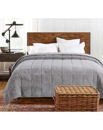 St. James Home Cozy Down Alternative Reversible Blanket