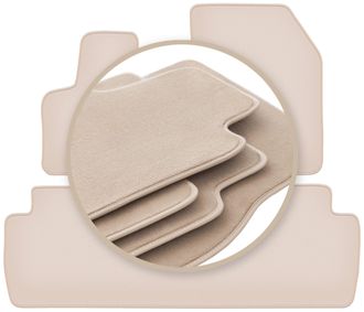 OEM Alfombrillas Premium Beige Para: Citro&euml;n C5 Aircross Crossover 2019