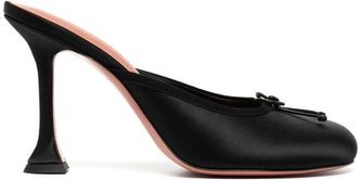 Amina Muaddi Dames, Schoenen, Zwart, Maat: 36 EU Leer