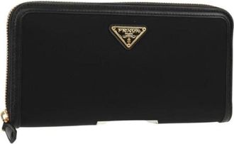 Prada Pre-owned Wallets, female, Black, Size: ONE SIZE Pre-owned Vintage Wallet