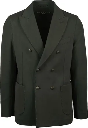 Circolo 1901 Double-Breasted Jacket With Wide Lapels And Metallic Buttons