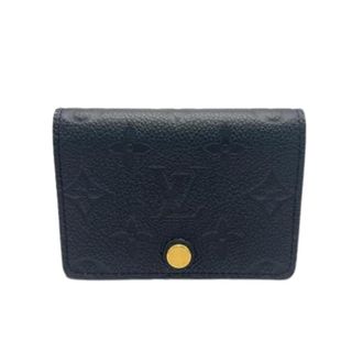 Louis Vuitton Pre-owned Business Card Case - Heren - Pre-owned - Zwart - Maat: ONE Size Leer