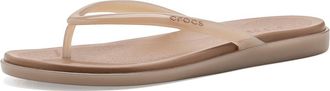 Crocs Miami Round Toe Flip Flop Sandals Womens Sandals Milk Chocolate Jelly : 10 M, Synthetic