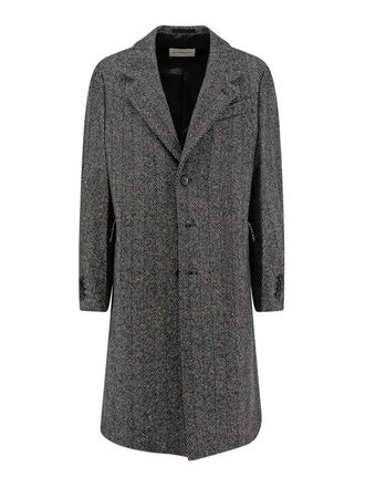 Givenchy Wool blend coat with herringbone pattern