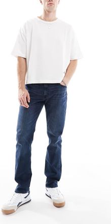 Jack & Jones Clark - Jeans dritti lavaggio scuro-Blu