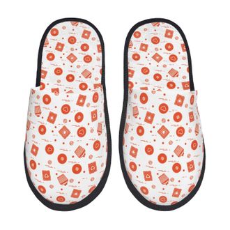 Generic Slippers For Women Pastry Print House Slippers For Women Lightweight Casual Shoes For Indoor Outdoor, For Home, Indoor Outdoor, Travel, M