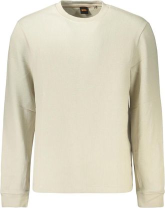 HUGO BOSS Hombre, Jerseys, Beige, Talla: L